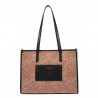 Geanta dama de plaja 031g motiv pink combined