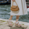 Women shoulder bag 027g cappuccino