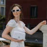 Women shoulder bag 029g 01 croco white