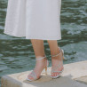 Women sandals 1337 silver