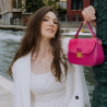 Women hand bag 022g fuxia combined
