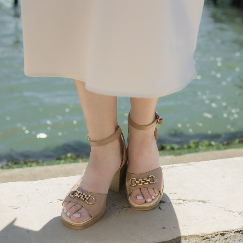 Sandale dama 5109 camel lifestyle