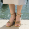 Sandale dama 5109 camel lifestyle