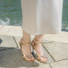 Women sandals 1326 bronz