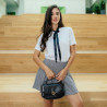 Geanta de mana 023g croco negru lifestyle