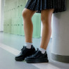 Women sport shoes 6074 black combined