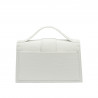 Women shoulder bag 028g croco white