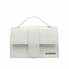 Women shoulder bag 028g croco white