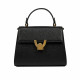Women shoulder bag 032g black caviar