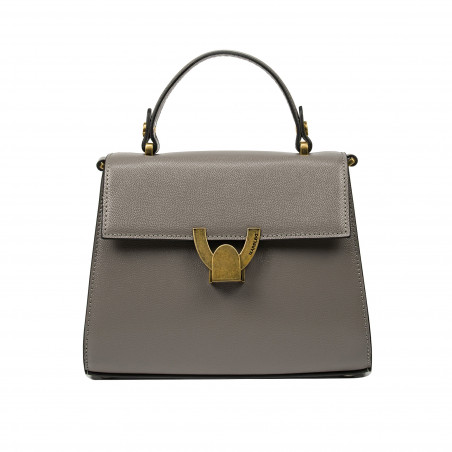 Women shoulder bag 032g taupe caviar