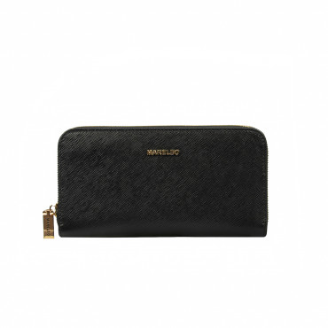 Women wallet 201g black safiano