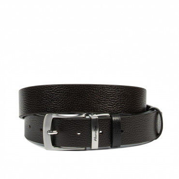 Men belt 71b bicolored biz black+biz brown