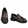 Women casual shoes 6081 brown pearl