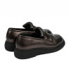 Women casual shoes 6081 brown pearl