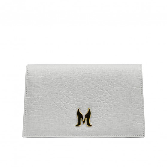 Women shoulder bag 029g croco white