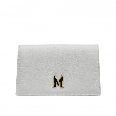 Women shoulder bag 029g croco white