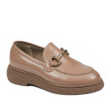 Women casual shoes 6080 latte