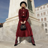 Women stylish, elegant shoes 1323 black velour