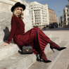 Women stylish, elegant shoes 1323 black velour
