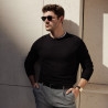 Men belt 70b black lucios