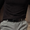 Men belt 70b black lucios