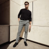 Men belt 70b black lucios