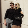 Men belt 70b black lucios