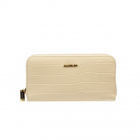 Women wallet 201g croco cream