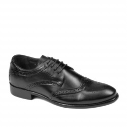 Men stylish, elegant, casual shoes 874 black