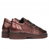 Women casual shoes 6026 bordo pearl combined
