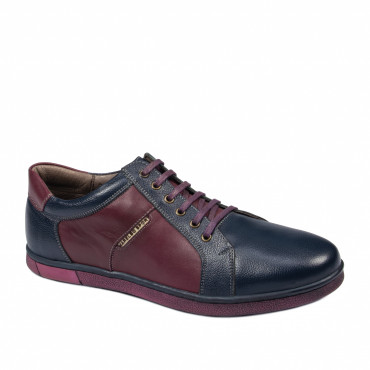 Pantofi sport barbati 849 indigo+bordo