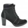 Women boots 3231 black velour