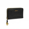 Women wallet 204g black caviar