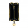 Women wallet 204g black caviar