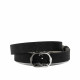 Women belt 37m black presat