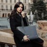 Women shoulder bag 034g 01 grey