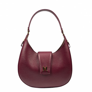 Women shoulder bag 036g burgundy