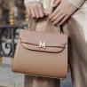 Women shoulder bag 033g beige box