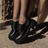 Women casual shoes 6076 black