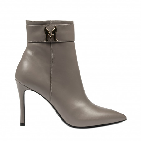 Ghete cu toc dama 1400 cappuccino