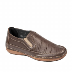 Women loafers, moccasins 6000 cappuccino