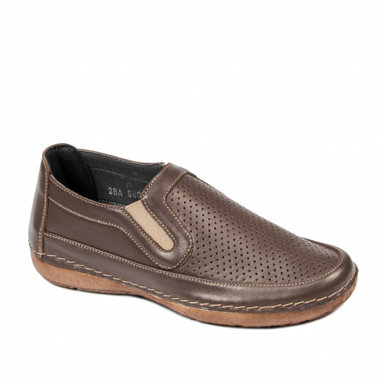 Women loafers, moccasins 6000 cappuccino