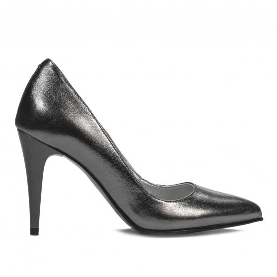 Pantofi eleganti dama 1246 argintiu sidef