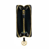 Portmoneu portofel dama 204g croco negru