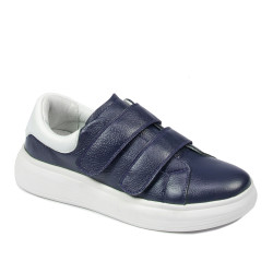 Women sport shoes 6008sc indigo+white
