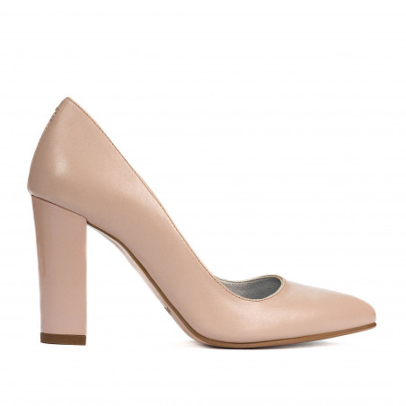 Women stylish, elegant shoes 1261 nude