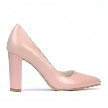 Pantofi eleganti dama 1261 pudra sidef