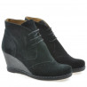Women boots 3230-1 black velour