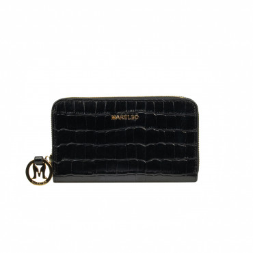 Women wallet 204g croco black
