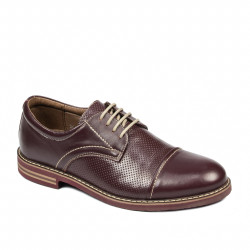 Men casual shoes 873 bordo